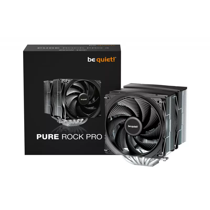 be quiet! Pure Rock Pro 3 prosessorin ilmajäähdytin 12 cm hopea 1 kpl