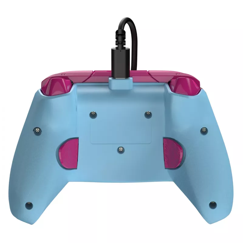 PDP REMATCH GLOW Advanced langallinen ohjain Android Dreams, hohtaa pimeässä, Xbox Series X|S, Xbox One, PC, USB-C, 2,43 m kaapeli, monivärinen