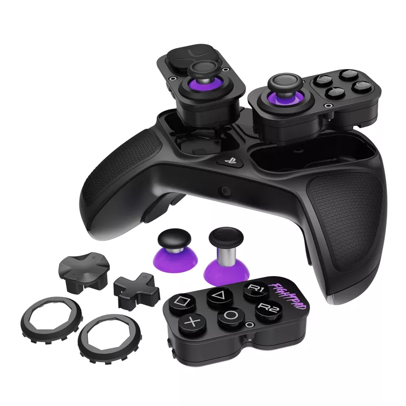 Peliohjain VICTRIX Pro BFG musta — johdollinen ja langaton USB Type-C, PC/PS4/PS5, 2000 mAh akku