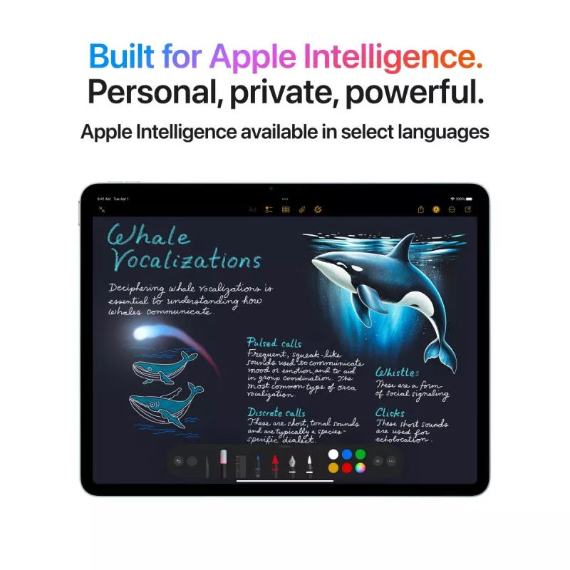 APPLE iPad Air (2025) - M3 - 11in - 7. sukupolvi - Wi-Fi - 256GB - Space Gray