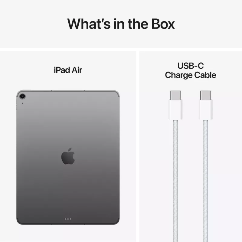 APPLE iPad Air (2025) - M3 - 13 tuuman - 7. sukupolvi - Wi-Fi + Cellular - 256 GB - Space Gray