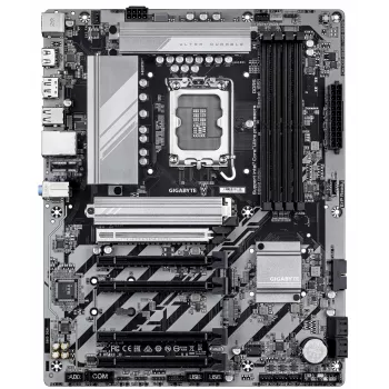 GIGABYTE B860 DS3H emolevy – tukee Intel Core Ultra -suorittimia, 8+1+2+2 vaiheen VRM, jopa 9066 MHz DDR5, 1x PCIe 5.0 + 1x PCIe 4.0 M.2, 2,5 GbE LAN, USB 3.2 Gen 2x2