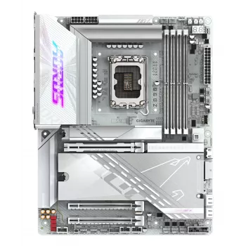 Emolevy GIGABYTE Z890 AORUS PRO ICE — Intel Z890, LGA 1851, ATX, DDR5, 4x DIMM, 4x M.2, 2.5Gb LAN, Wi‑Fi