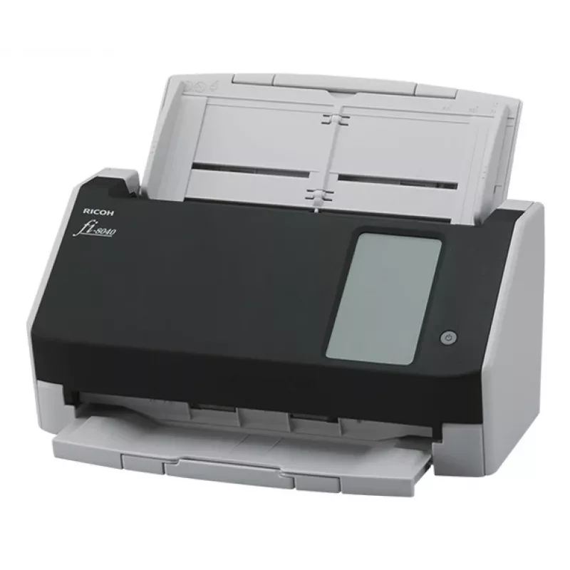 Ricoh fi-8040 ADF + manuaalinen syöttöskanneri 600 x 600 DPI A4 musta, harmaa
