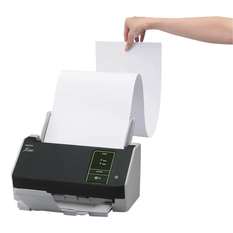 Ricoh fi-8040 ADF + manuaalinen syöttöskanneri 600 x 600 DPI A4 musta, harmaa