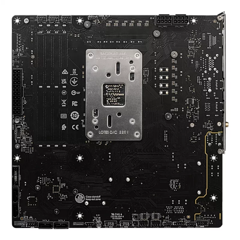 MSI B650M PROJECT ZERO emolevy AMD B650 kanta AM5 micro ATX