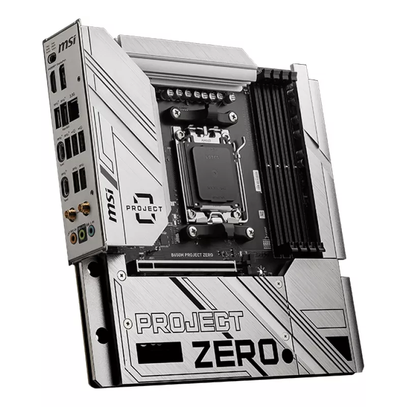 MSI B650M PROJECT ZERO emolevy AMD B650 kanta AM5 micro ATX