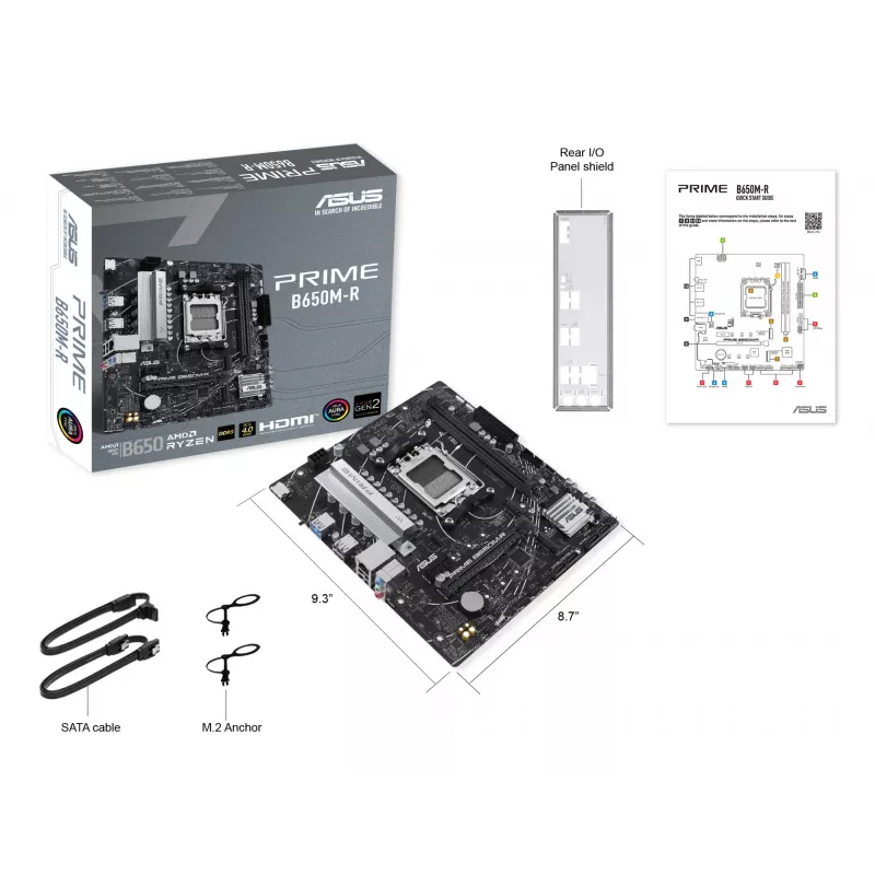 ASUS PRIME B650M-R AMD B650 kanta AM5 micro ATX