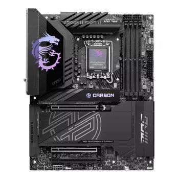 Emolevy MSI MPG Z890 CARBON WIFI ATX — Intel LGA1851, Z890, DDR5, 4x DIMM, 5x M.2, Wi‑Fi 7, 2,5Gb LAN