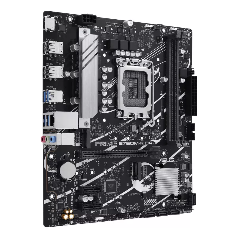 Emolevy ASUS PRIME B760M-R D4 Intel B760 LGA 1700 micro ATX