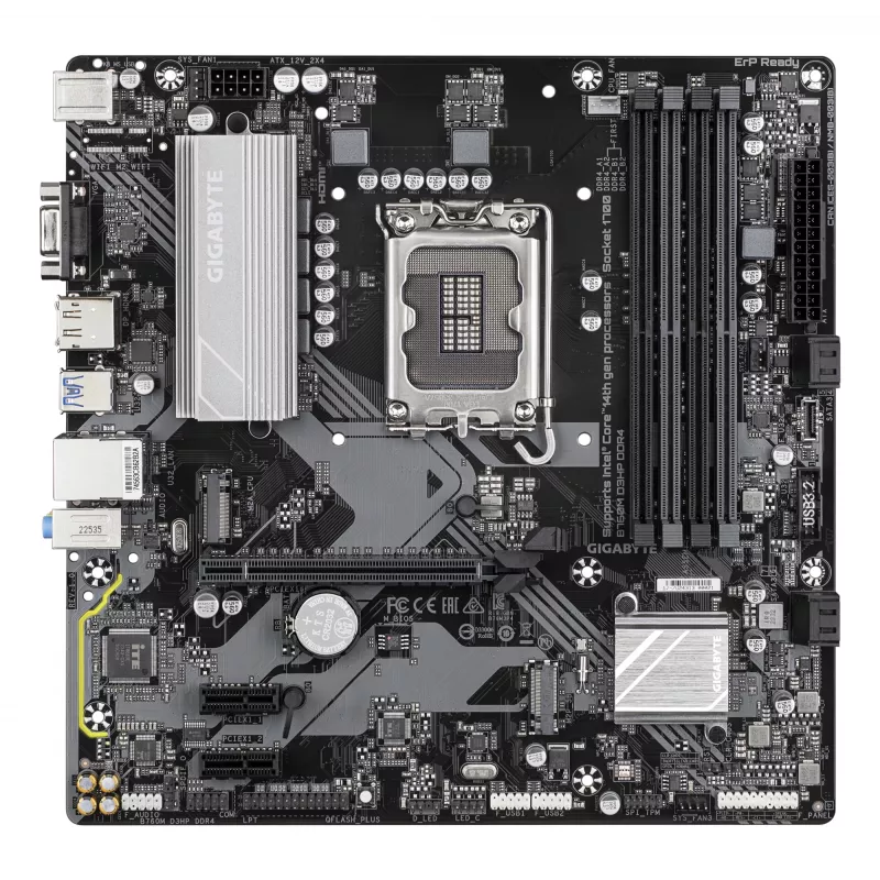 Emolevy GIGABYTE B760M D3HP DDR4, Intel LGA 1700, Micro ATX