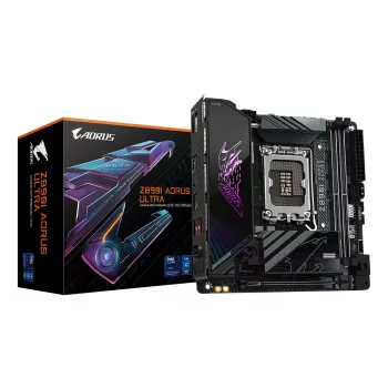 Emolevy GIGABYTE Z890I AORUS ULTRA, Intel-piirisarja, LGA 1851, Mini ITX