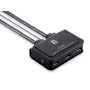 LevelOne 2-porttinen USB HDMI -kaapeli KVM-kytkin, 1920 x 1200 pikseliä, musta, harmaa