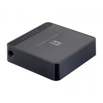 LevelOne 5-porttinen Gigabit-kytkin, Gigabit Ethernet (10/100/1000), täysduplex