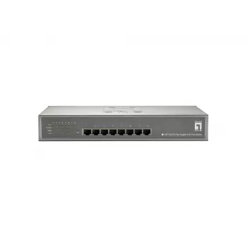 LevelOne 8-porttinen Gigabit PoE -kytkin, 802.3at/af PoE, 240W