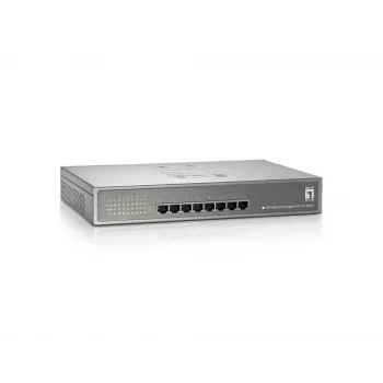 LevelOne 8-porttinen Gigabit PoE -kytkin, 802.3at/af PoE, 240W