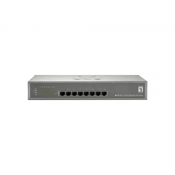 LevelOne 8-porttinen Gigabit PoE -kytkin, 802.3at/af PoE, 123,2 W