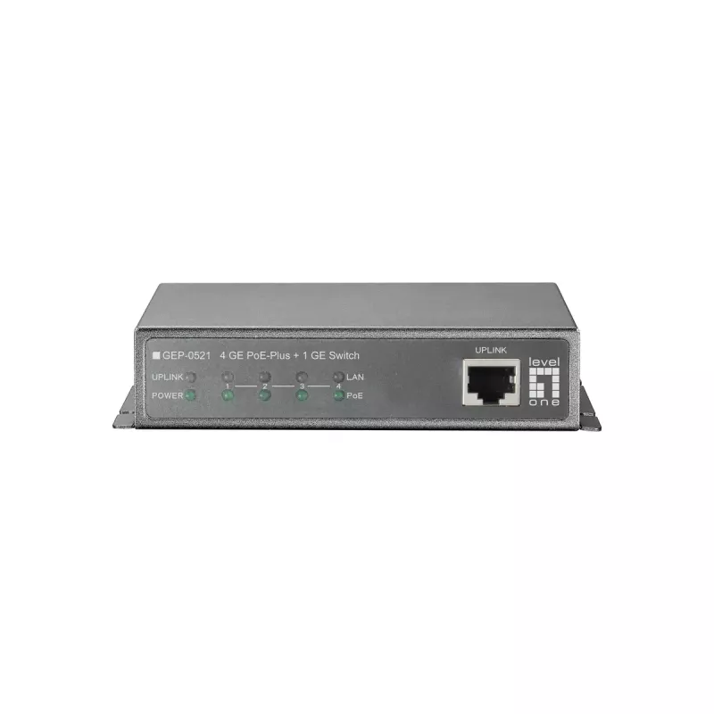 LevelOne 5-porttinen Gigabit PoE -kytkin, hallitsematon