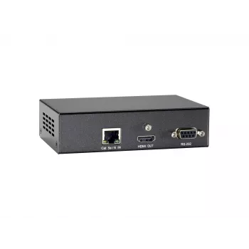 LevelOne HDMI over Cat.5 -vastaanotin, HDBaseT, 100 m, 802.3af PoE