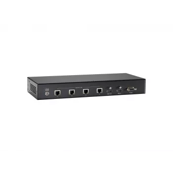 LevelOne HDMI over Cat.5 -lähetin, HDBaseT, 100 m, 4 kanavalähtöä, 802.3af PoE