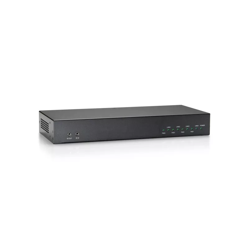 LevelOne HDMI over Cat.5 -lähetin, HDBaseT, 100 m, 4 kanavalähtöä, 802.3af PoE