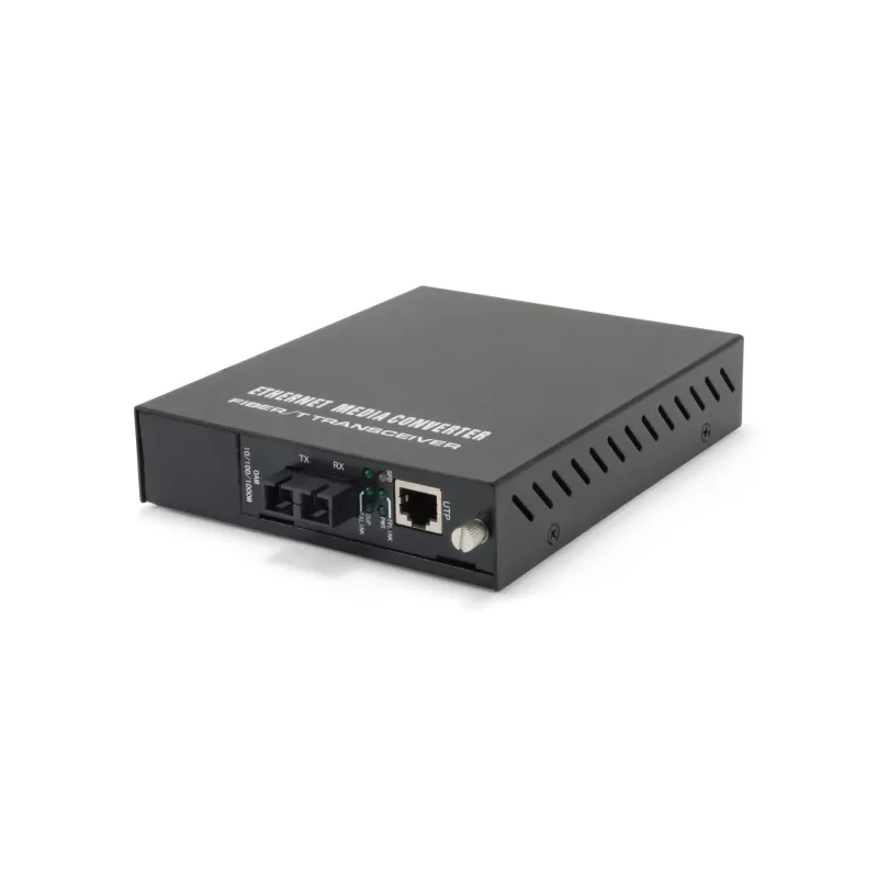 LevelOne RJ45–SC hallittava Gigabit -mediakonvertteri, yksimuotokuitu, 20 km