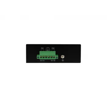 LevelOne 8-Port Fast Ethernet PoE -teollisuuskytkin, 4 PoE-lähtöä, 802.3at/af PoE, 126W, -40°C–75°C