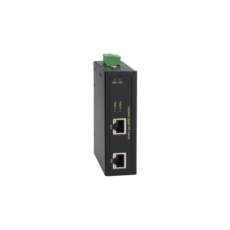 LevelOne Industrial Gigabit PoE -injektori, 36W, 802.3at/af PoE