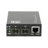 LevelOne RJ45–SFP Gigabit -mediakonvertterikytkin, 2 x SFP, 1 x RJ45