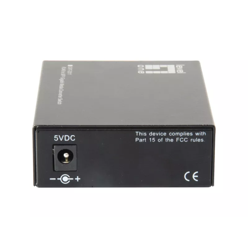 LevelOne RJ45–SFP Gigabit -mediakonvertterikytkin, 2 x SFP, 1 x RJ45
