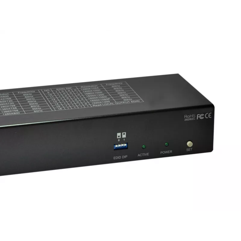 LevelOne HDMI Cat.5 -lähetin, 300 m, 8 kanavalähdöt