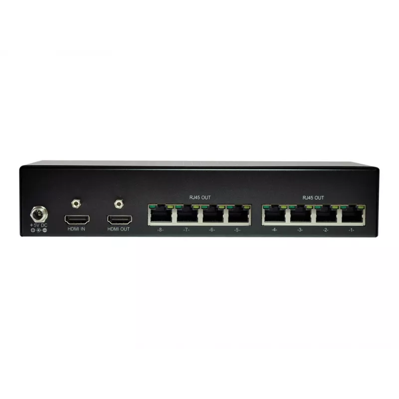 LevelOne HDMI Cat.5 -lähetin, 300 m, 8 kanavalähdöt