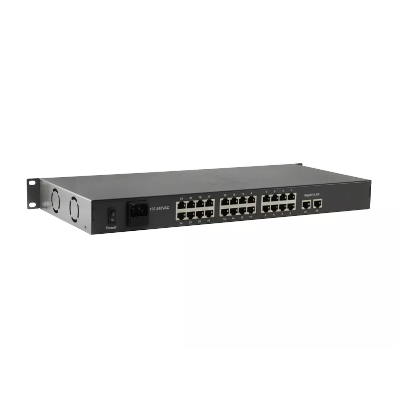 Hallitsematon kytkin LevelOne FGP-2601W150 26-porttinen Fast Ethernet PoE