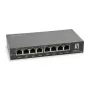 LevelOne 8-porttinen Gigabit PoE -kytkin, 802.3at/af PoE, 120W