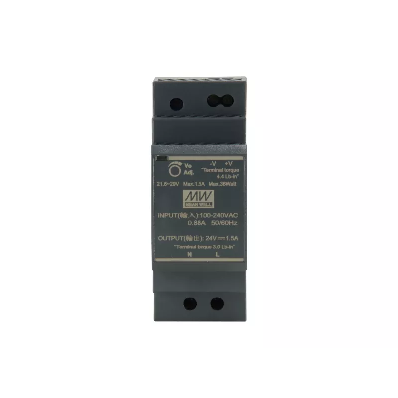 LevelOne 24 V DC -teollisuusvirtalähde, 30 W, DIN-kisko