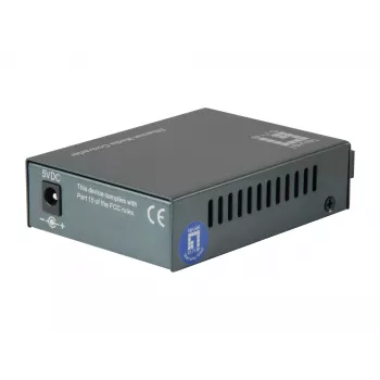 LevelOne RJ45-SC Fast Ethernet -mediakonvertteri, yksimuotokuitu, 1550 nm, 80 km