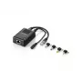 LevelOne Fast Ethernet PoE -jakaja, 802.3af PoE, 5-12V DC -lähtö
