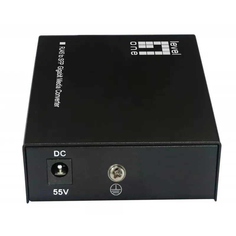 LevelOne RJ45-SFP-Gigabit-mediakonvertteri, 802.3bt 60W PoE PSE