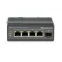 Verkkokytkin LevelOne IGU-0501 Gigabit Ethernet PoE musta