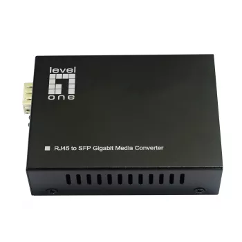 LevelOne RJ45-SFP-Gigabit-mediakonvertteri, 802.3bt 90W PoE PSE