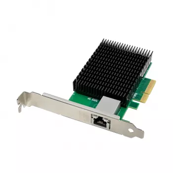 LevelOne 10 Gigabit PCIe x4 -verkkokortti, 1 x RJ45, sisäinen, langallinen, PCI Express, Ethernet, 10000 Mbit/s, vihreä