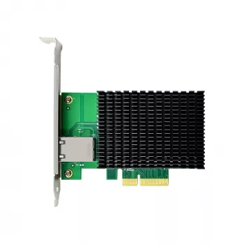 LevelOne 10 Gigabit PCIe x4 -verkkokortti, 1 x RJ45, sisäinen, langallinen, PCI Express, Ethernet, 10000 Mbit/s, vihreä