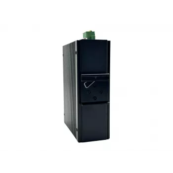 LevelOne 10-porttinen L2 Plus -hallittava Gigabit-teollisuuskytkin, 8x 1GbE RJ45, 2x 1/2.5GbE SFP, DIN-kisko, -40°C–75°C