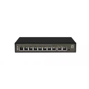 LevelOne FGP-1031 verkkokytkin hallitsematon Gigabit Ethernet (10/100/1000) Power over Ethernet (PoE) musta