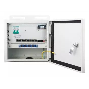 LevelOne OSW-1031 10-porttinen Gigabit PoE+ -kytkin, 8x PoE+, 2x SFP, 115 W
