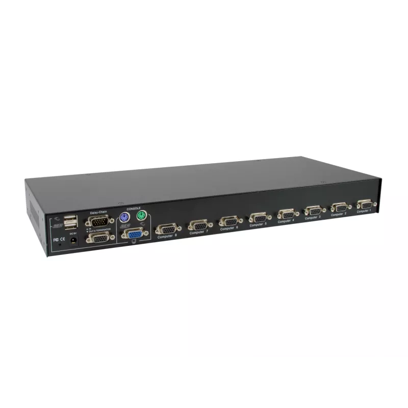 LevelOne 8-porttinen PS/2-USB VGA KVM-kytkin