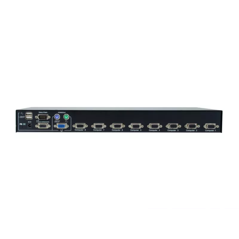 LevelOne 8-porttinen PS/2-USB VGA KVM-kytkin