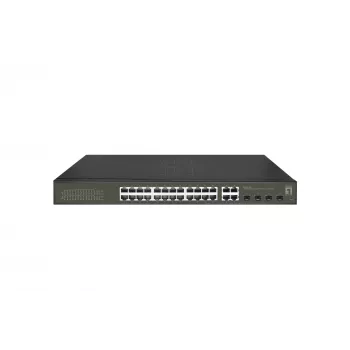 Hallittava kytkin LevelOne Hilbert 28-porttinen Gigabit PoE