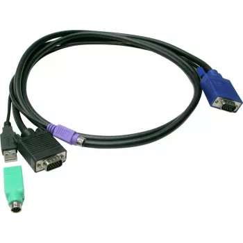 LevelOne 3,0 m KVM-kaapeli malleihin KVM-3208/KVM-3216