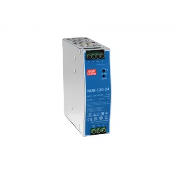 LevelOne 24V DC teollisuusvirtalähde POW-2442 120W DIN-kisko -20...+70 °C